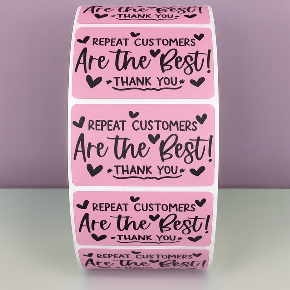 Repeat Customers Are the Best Stickers – Thank You Labels for Small Business - Picture 2 of 11